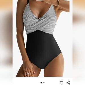 **Donating April 1st -- Black/white One Piece